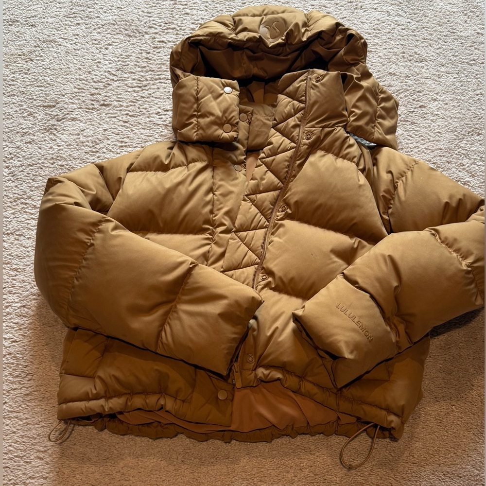 lululemon athletica Tan Puffer Ski Jacket